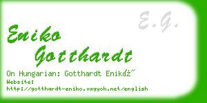 eniko gotthardt business card